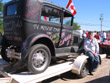 Canada Day Parade car on trailer