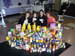 Curves Fitness Club food drive