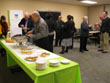 Attendess enjoyed refreshments before the tour...