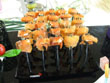 salmon and cream cheese rolled to go