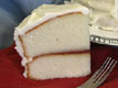 slice of white washington pie